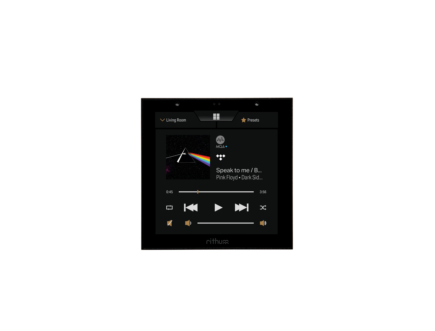 Rithum Switch Media Screen For BluOS Bluesound