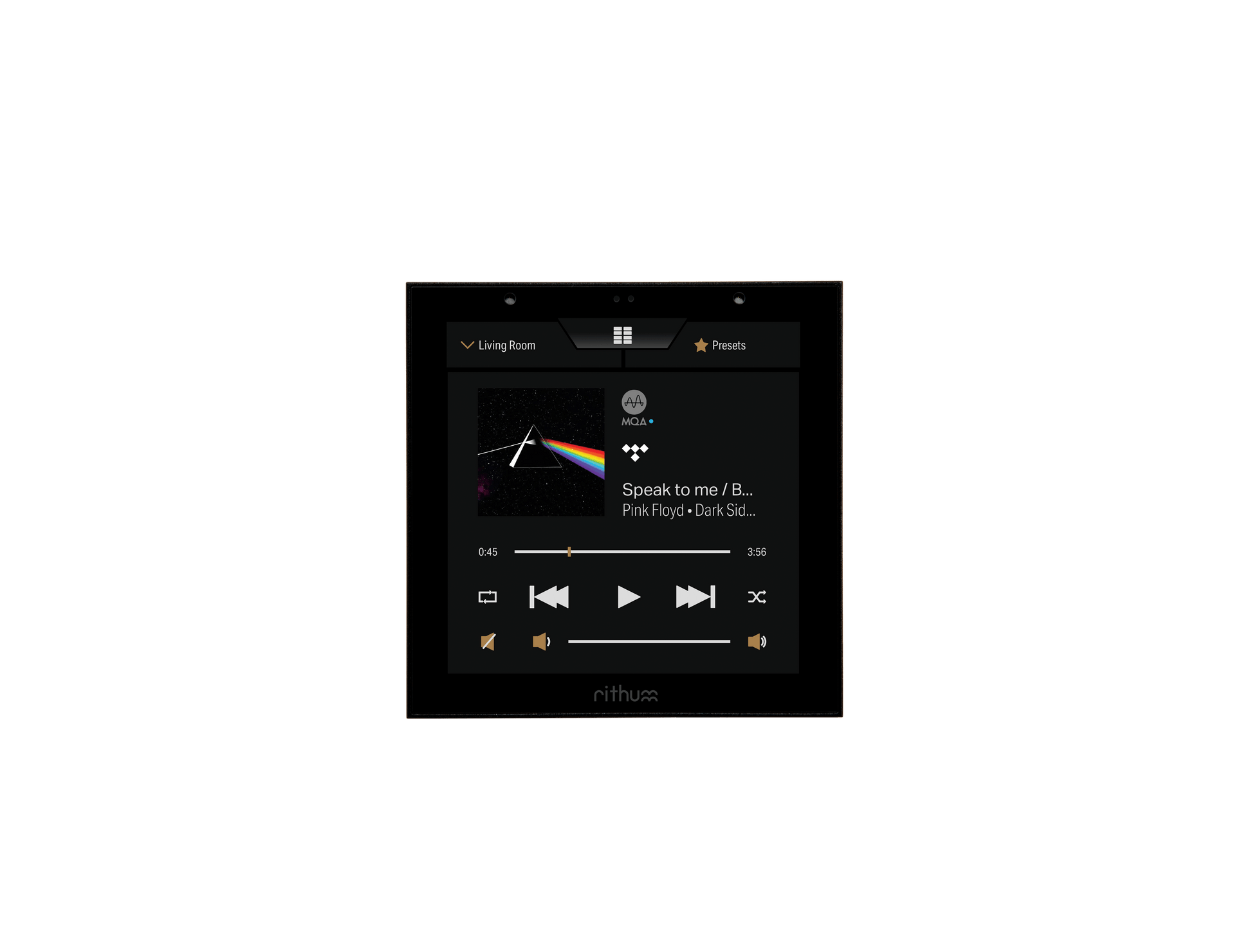 Rithum Switch Media Screen For BluOS Bluesound