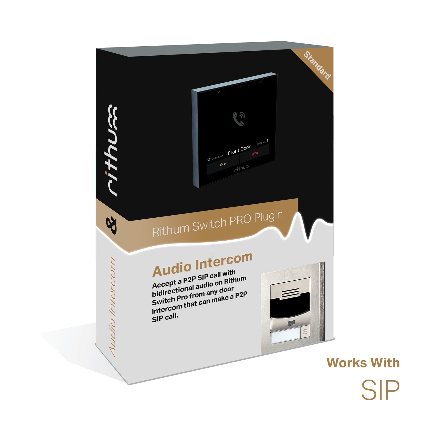 Rithum Switch Pro Audio Intercom Indoor Panel Plugin Box