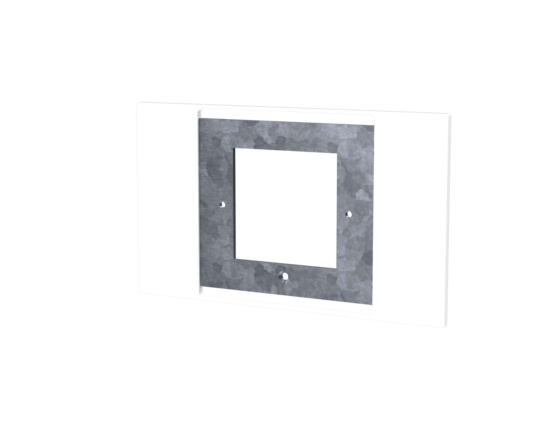 Rithum UK double Adapter Plate White