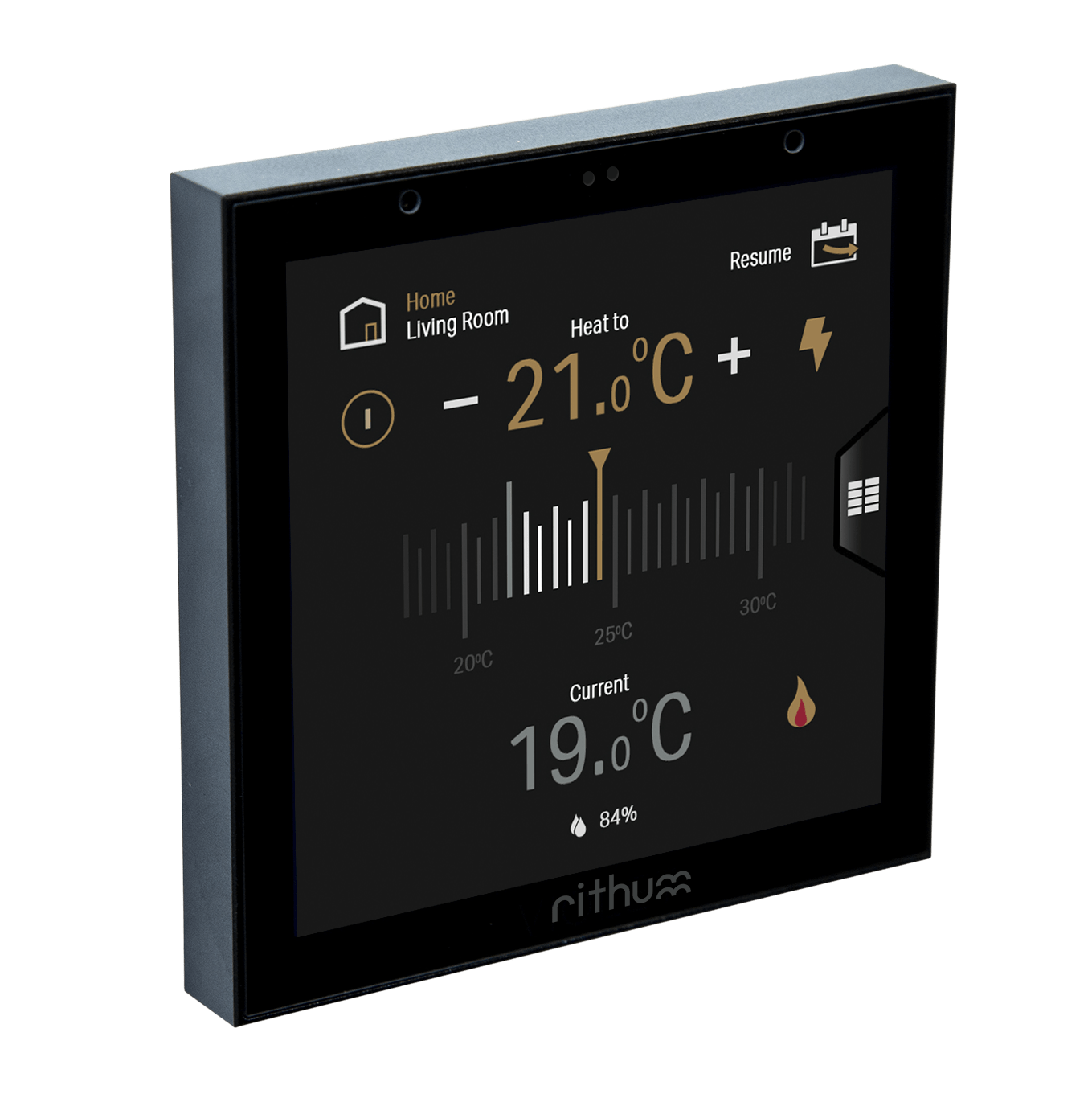 Rithum Homey Thermostat Climate Touch Screen Control
