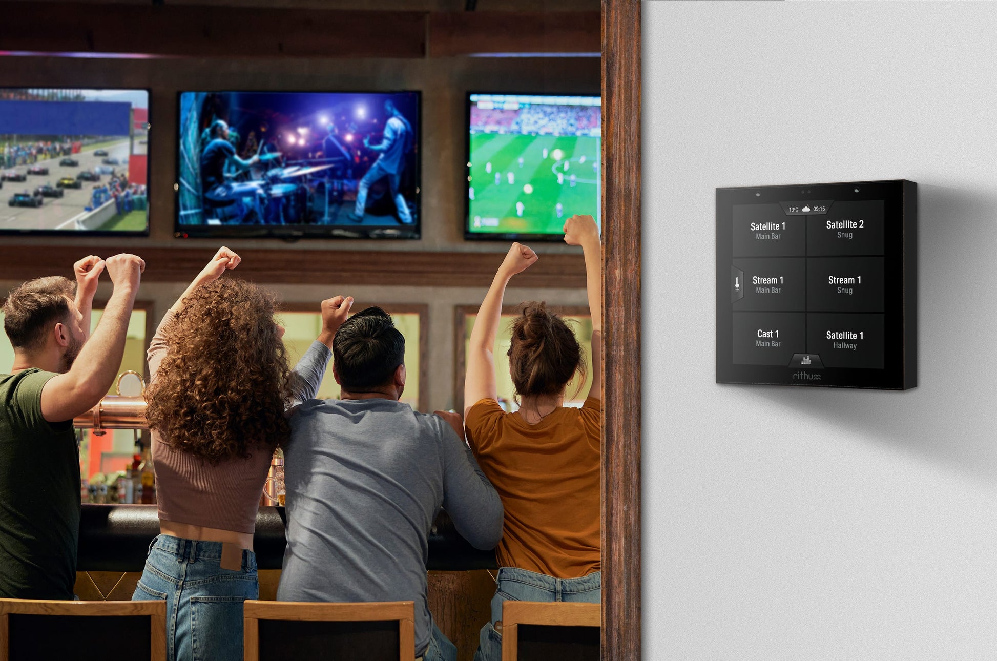 Sports Bar Touch Panel Control