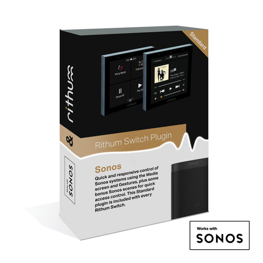 Rithum Sonos Controller Touch Screen Software Box