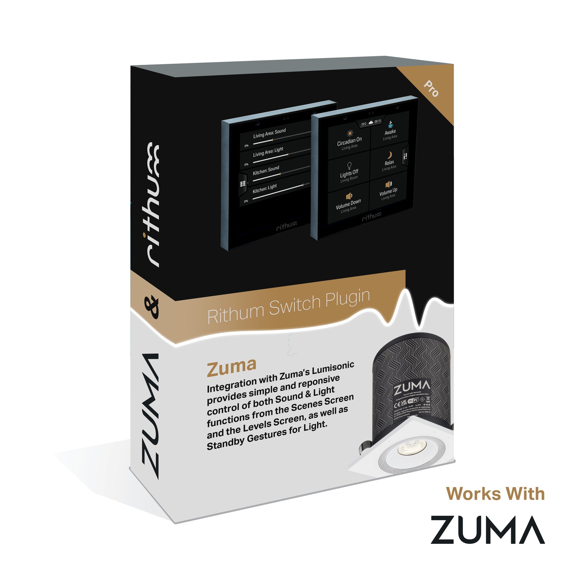 Rithum Zuma Array Controller Touch Screen Plugin Box