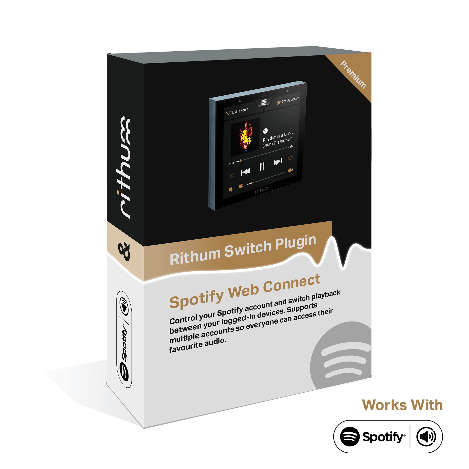 Rithum Spotify Touch Screen Controller Software Box